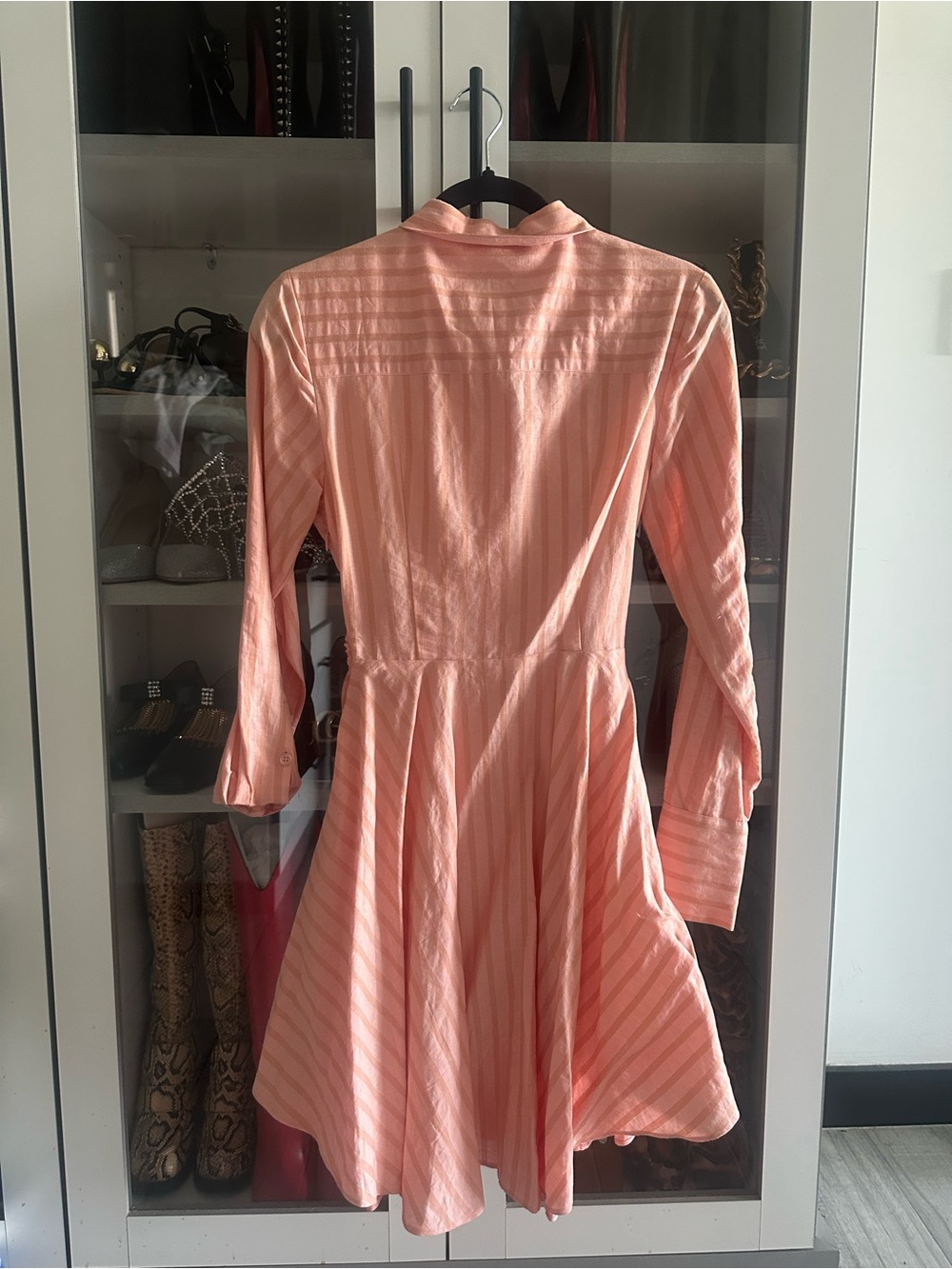 NWT $238 Significant Other Orla Striped buttoned down shirt mini dress sz US 2 - Picture 9 of 9